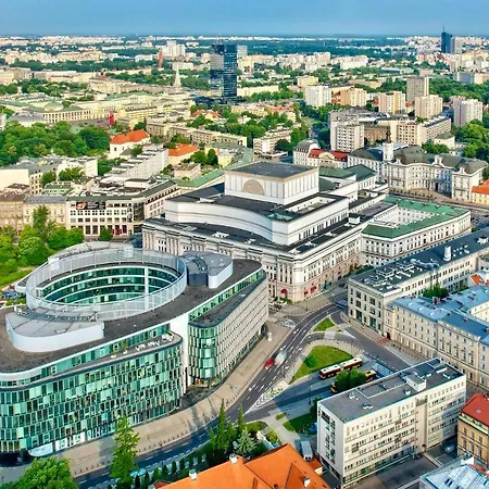 Apartment White 3 Metro Wifi 85'tv Netflix Disney+ Hbo Warsaw